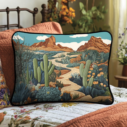 Sandy Trails Quilted Bedding Pillow Case NCU0VH3894