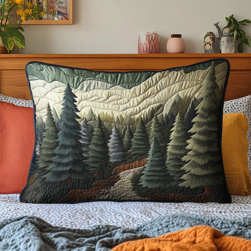 Moonlit Woods Quilted Bedding Pillow Case NCU0VH4389