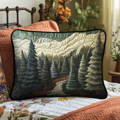 Moonlit Woods Quilted Bedding Pillow Case NCU0VH4389