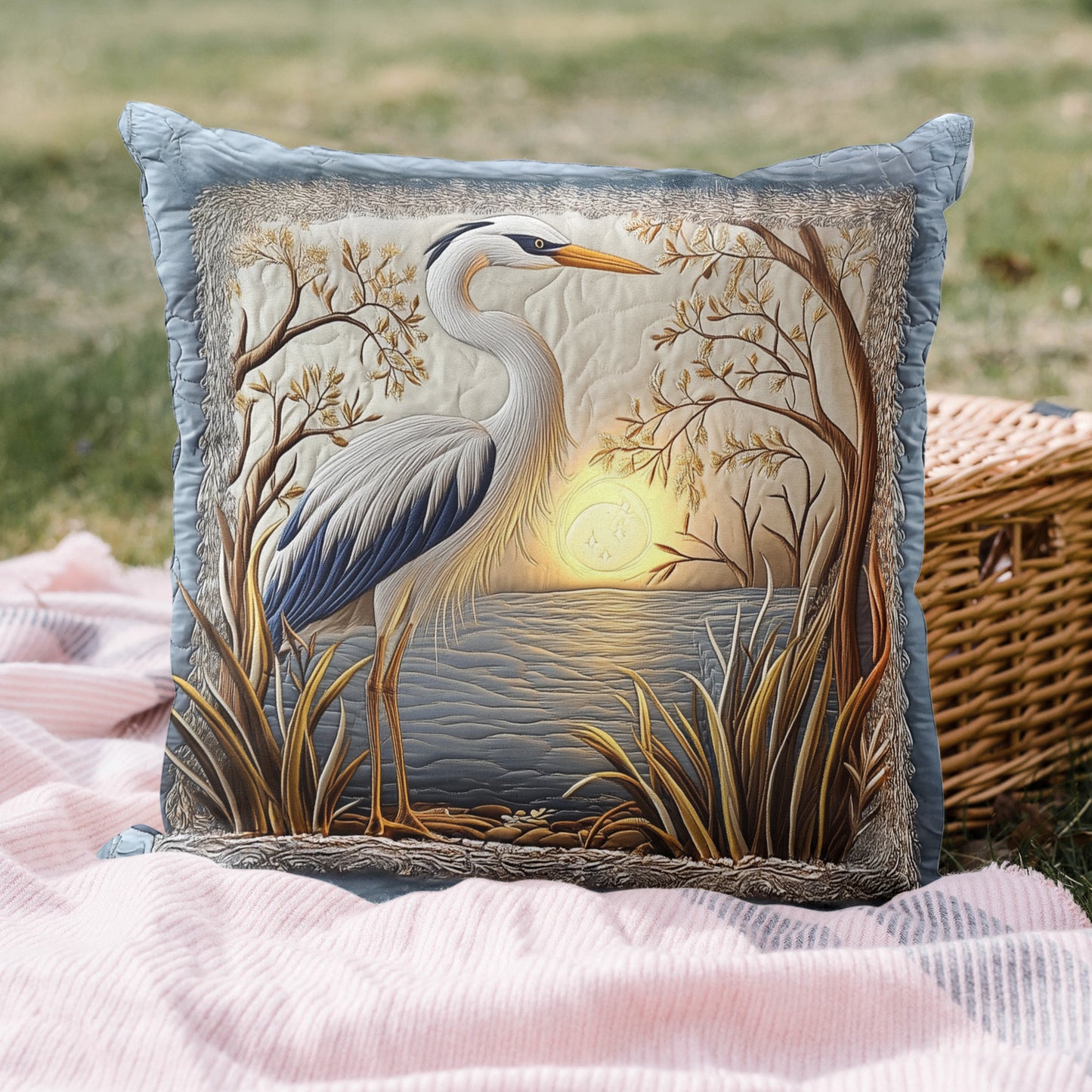 River Elegance Quilted Pillow Case NCU0VH4390