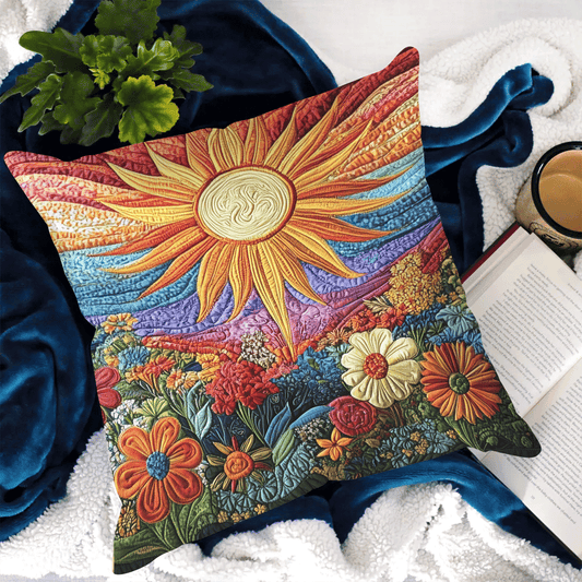 Sunshine Bliss Quilted Pillow Case NCU0VH3786