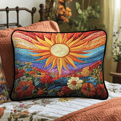 Sunshine Bliss Quilted Bedding Pillow Case NCU0VH3787