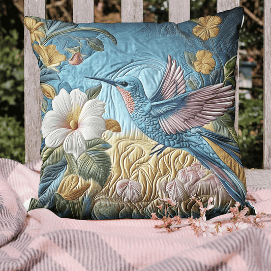 Floral Flight Quilted Pillow Case NCU0VH3605
