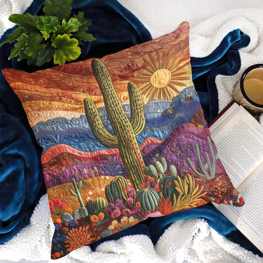 Desert Bloom  Quilted Pillow Case NCU0VH3813