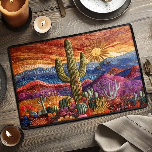 Desert Bloom Quilted Place Mat NCU0VH3814