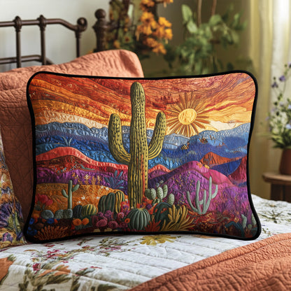 Desert Bloom Quilted Bedding Pillow Case NCU0VH3815
