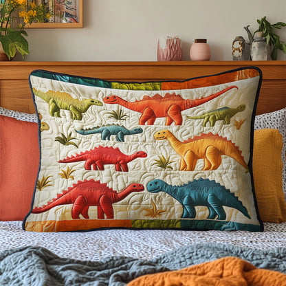 Prehistoric Pals Quilted Bedding Pillow Case NCU0VH3892