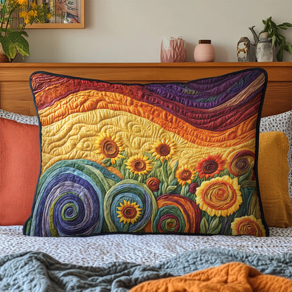 Summer Waves Quilted Bedding Pillow Case NCU0VH4116