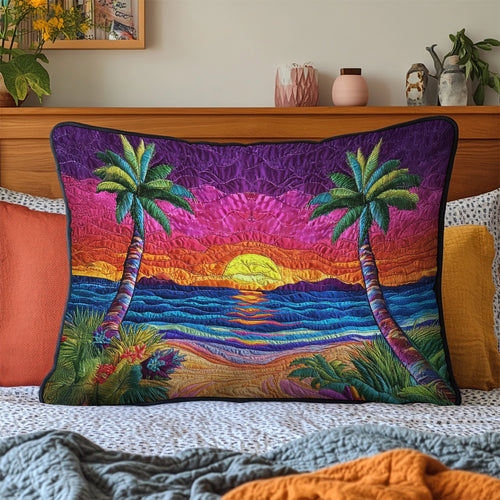 Beach Dreams Quilted Bedding Pillow Case NCU0VH4118
