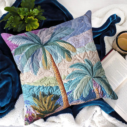 Sunset Palms Quilted Pillow Case NCU0VH4111