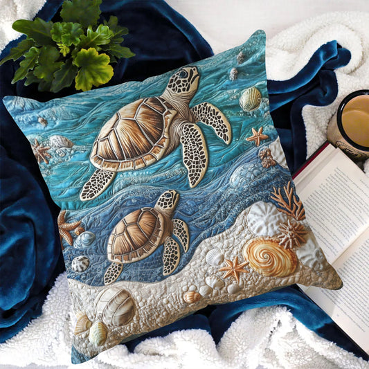 Beach Serenity Quilted Pillow Case NCU0VH4109