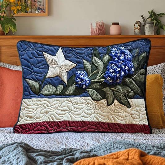 Elegant Blooms Quilted Bedding Pillow Case NCU0VH4598