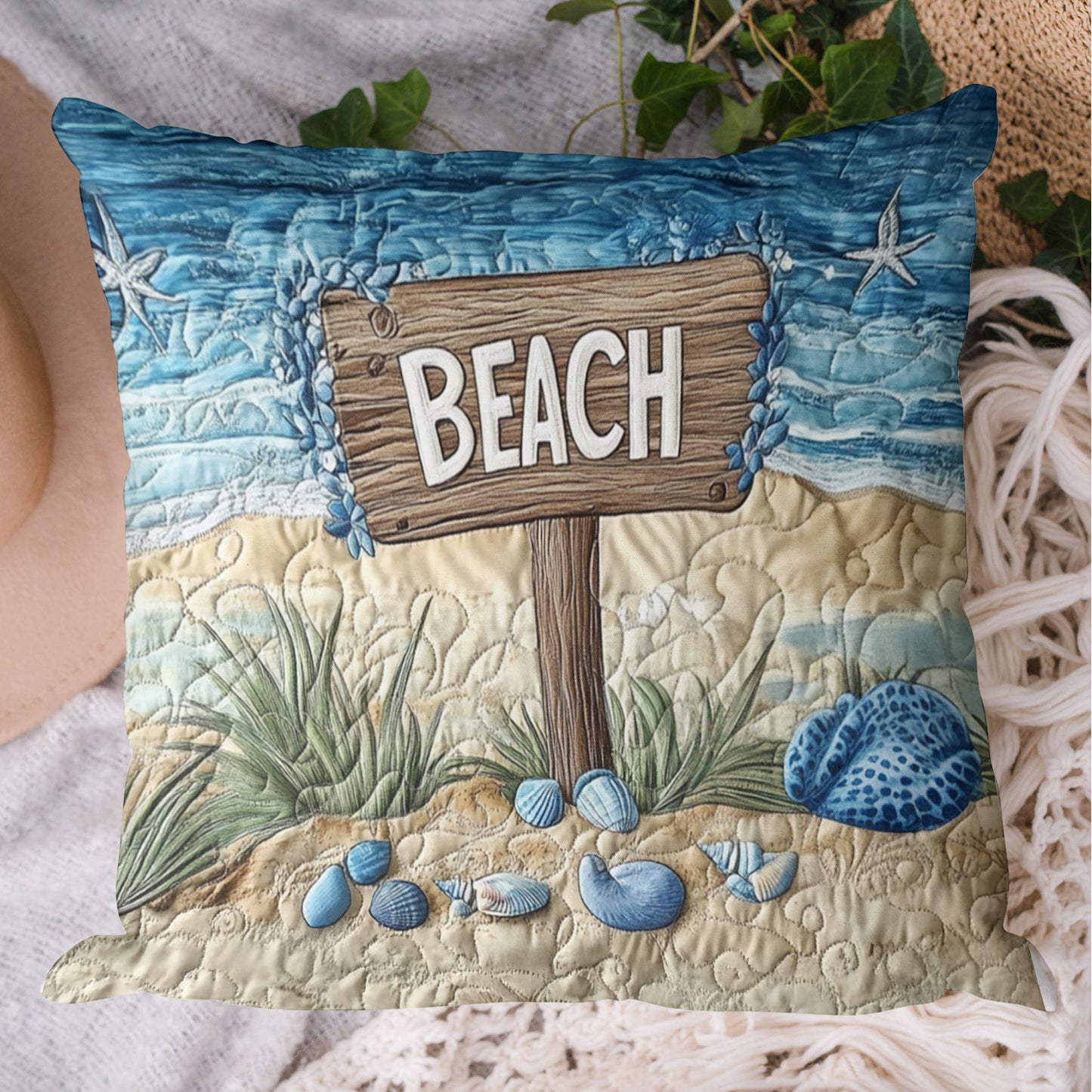Island Breeze Quilted Pillow Case NCU0VH4386