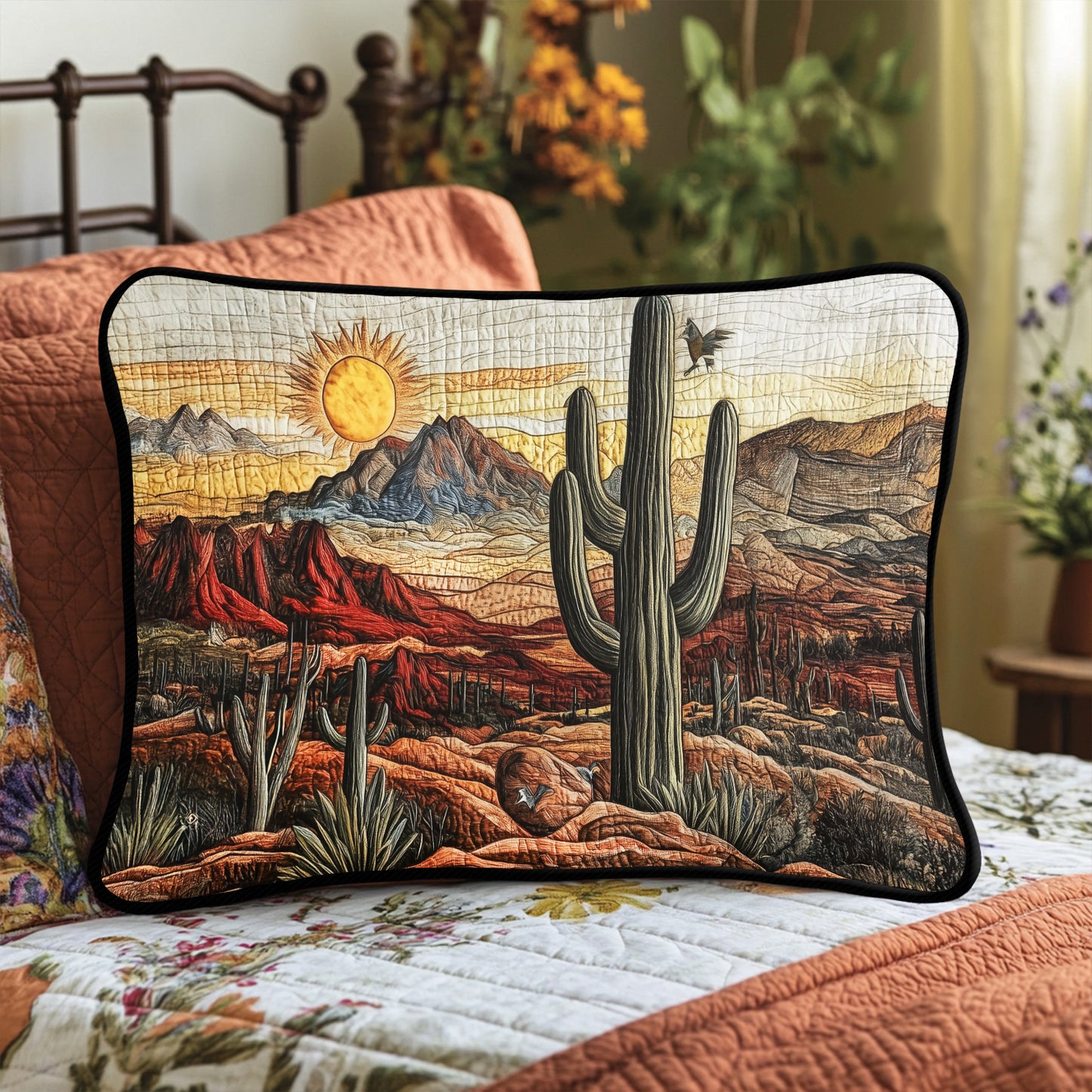 Western Skies Quilted Bedding Pillow Case NCU0VH4600