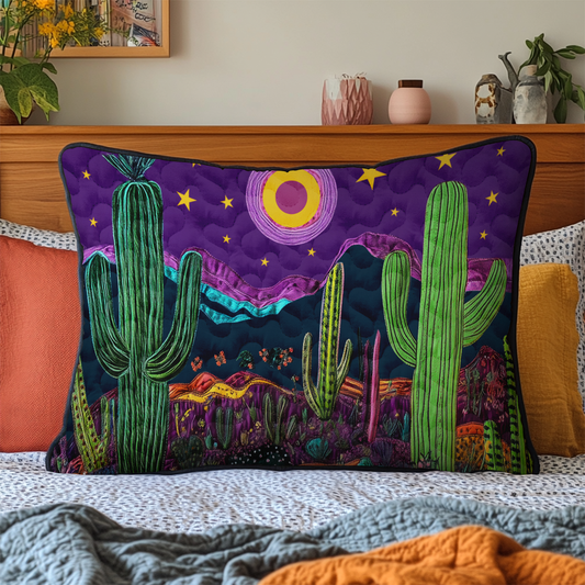 Saguaro Glow Quilted Bedding Pillow Case NCU0VL1735