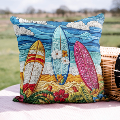 Surf Retreat Quilted Pillow Case NCU0VL1839
