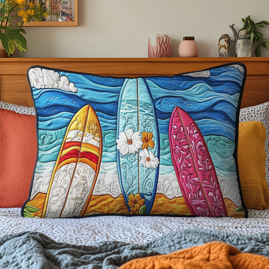 Surf Retreat Quilted Bedding Pillow Case NCU0VL1839
