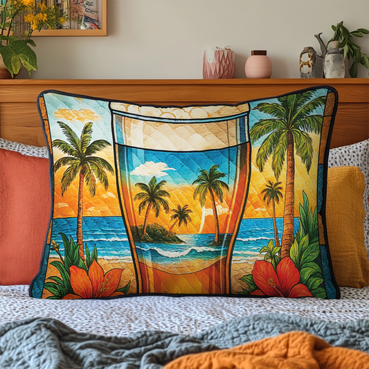 Aloha Comfort Quilted Bedding Pillow Case NCU0VL1962