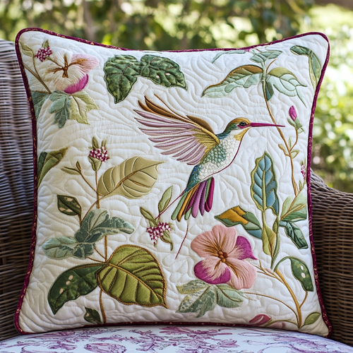 Golden Wings Quilted Pillow Case NCU0VL918