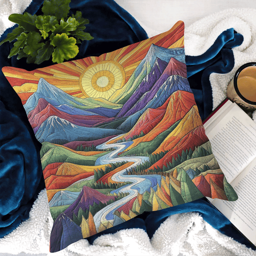 Mountain Glow Quilted Pillow Case NCU0VL926