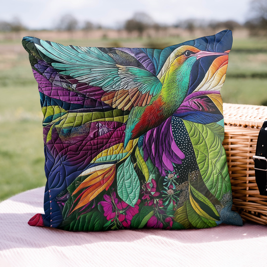 Floral Symphony Quilted Pillow Case NCU0VL970