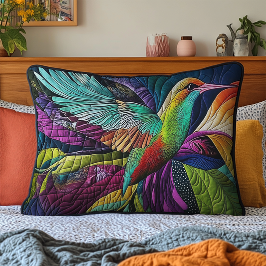 Floral Symphony Quilted Bedding Pillow Case NCU0VL970