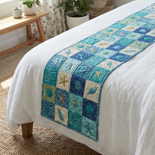 Nantucket Cove Quilted Bed Runner NCU0PT11583