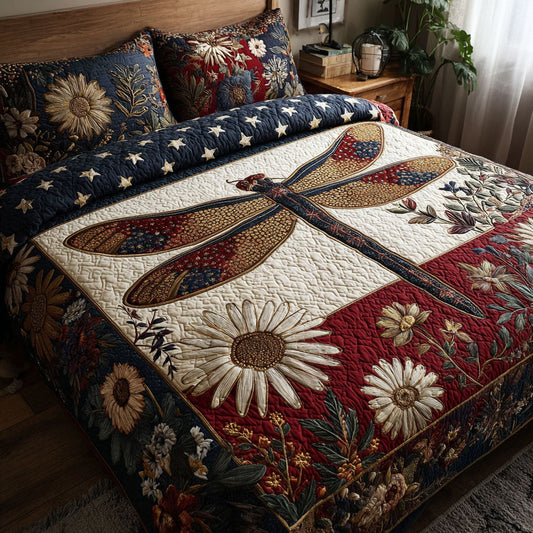 National Spirit 3-Piece Quilted Bedding Set NCU0PT7670
