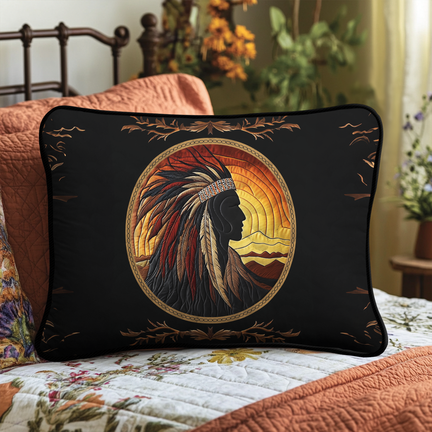 Native Guardian Quilted Bedding Pillow Case NCU0DK3776