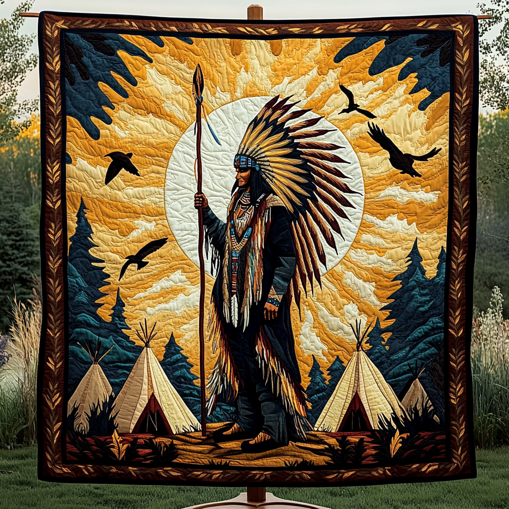 Native Guardian Quilted Blanket NCU0DK3665