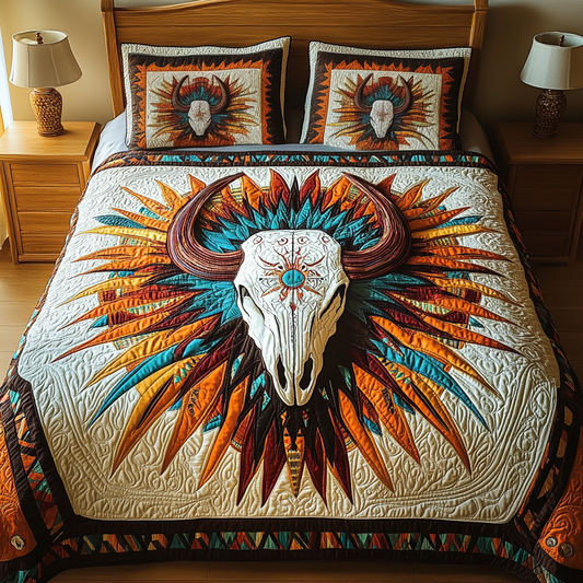 Native Radiance 3-Piece Quilted Bedding Set NCU0VH1984
