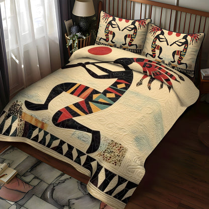Native Reflections 3-Piece Quilted Bedding Set NCU0PT7321