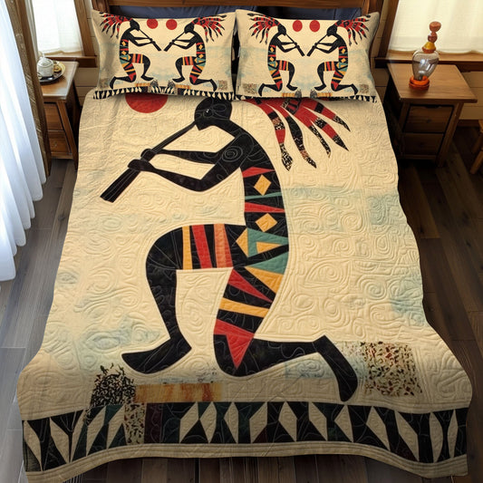 Native Reflections 3-Piece Quilted Bedding Set NCU0PT7321