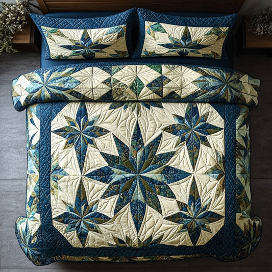 Native Sky Star 3-Piece Quilted Bedding Set NCU0PT6842