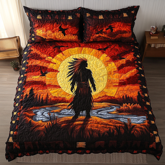 Native Soul 3-Piece Quilted Bedding Set NCU0DK7675