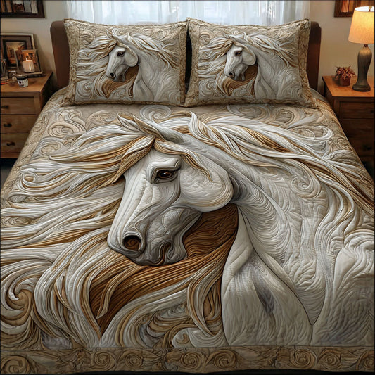Natural Majesty 3-Piece Quilted Bedding Set NCU0NT12071