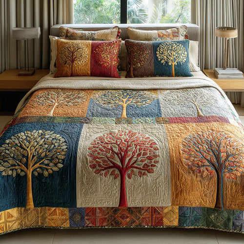 Natural Vibe 3-Piece Quilted Bedding Set NCU0TD2501