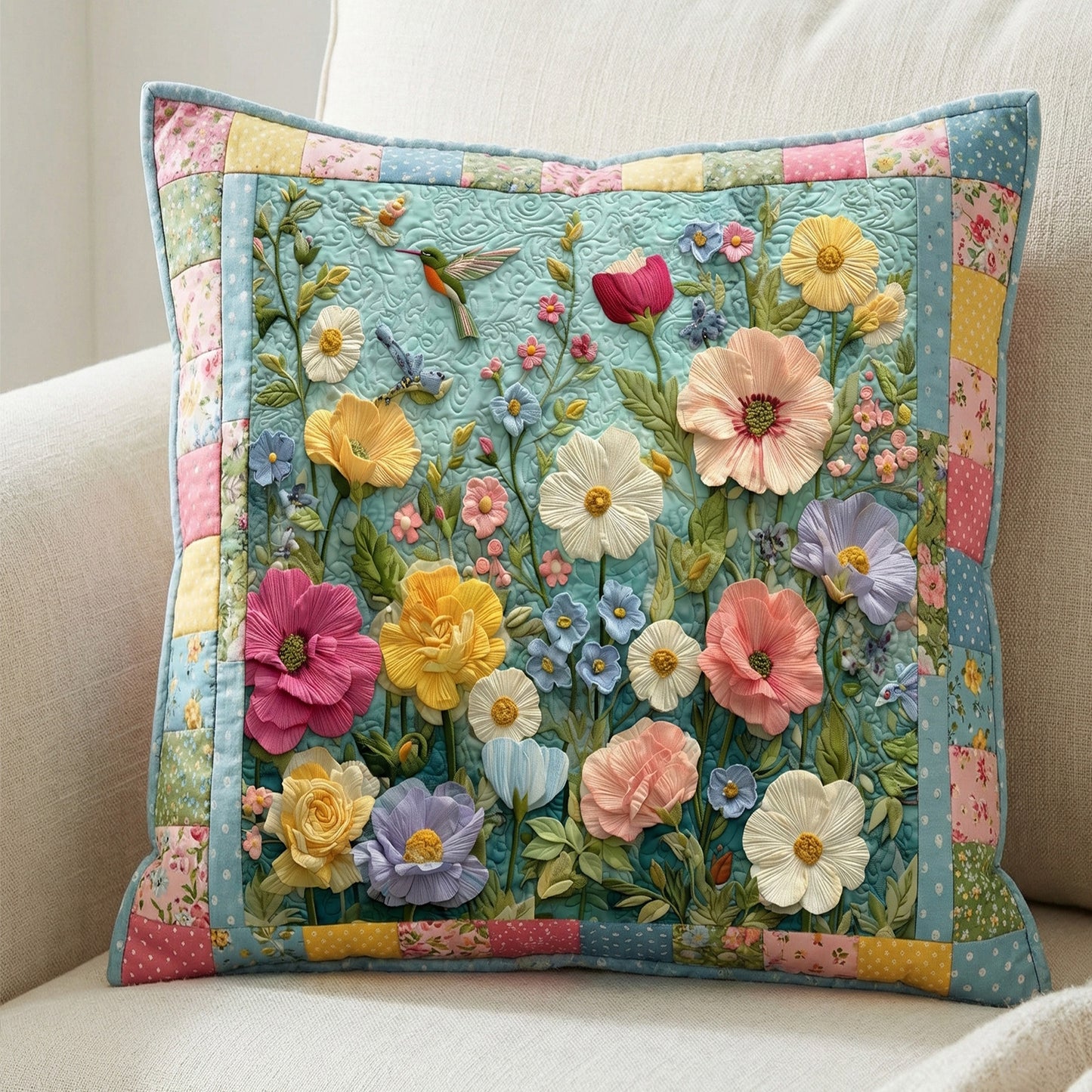 Nature Garden Quilted Pillow Case NCU0NT12226