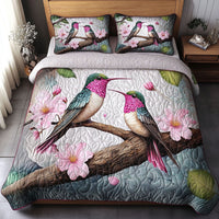 Nature Beauty 3-Piece Quilted Bedding Set NCU0NT6198