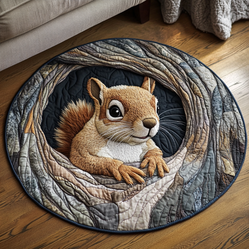 Nature Bliss Quilted Round Mat NCU0VL2058