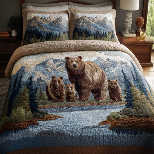 Nature Bond 3-Piece Quilted Bedding Set NCU0NT7863
