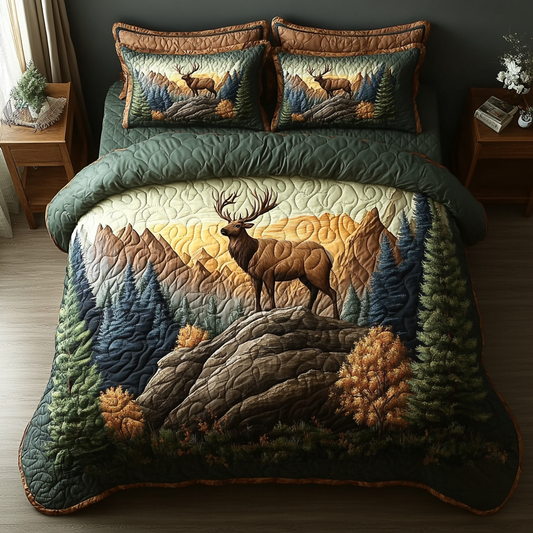 Nature Call 3-Piece Quilted Bedding Set NCU0DK7203