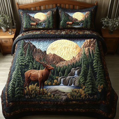 Nature Call 3-Piece Quilted Bedding Set NCU0VL2450