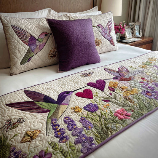 Nature Chorus Quilted Bed Runner NCU0PT10847