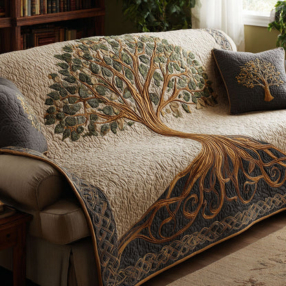 Nature Crest Quilted Sofa Cover NCU0DK11657