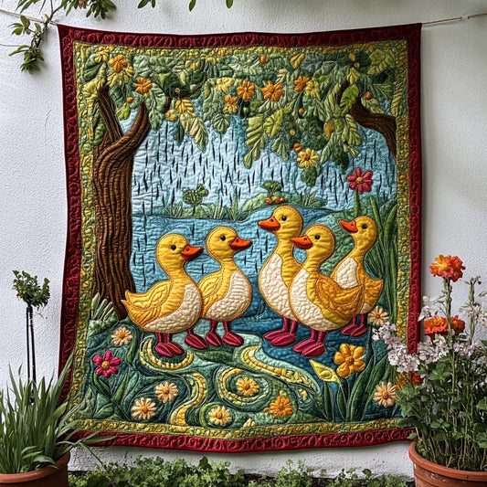 Nature Duck Path Quilted Blanket NCU0NT8257