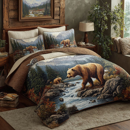 Nature Embrace 3-Piece Quilted Bedding Set NCU0DK12050