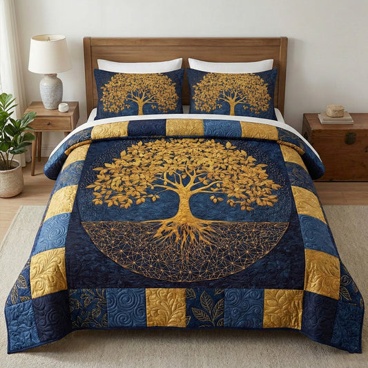 Nature Embrace 3-Piece Quilted Bedding Set NCU0NT12284