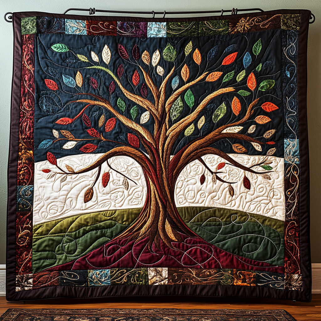 Nature Embrace Quilted Blanket NCU0DK5025