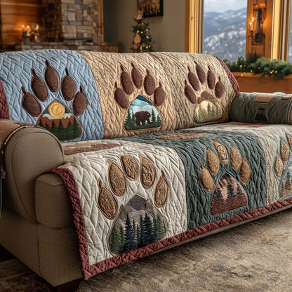 Bear Quilted Sofa Cover NCU0VT332